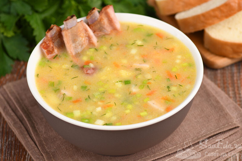 калорийность горохового супа с курицей и картошкой